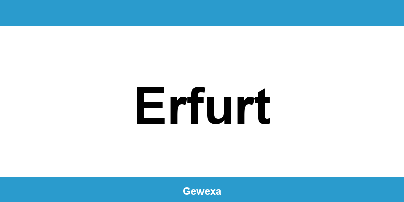 Gewerbeamt Erfurt – Termin online zur Gewerbeanmeldung
