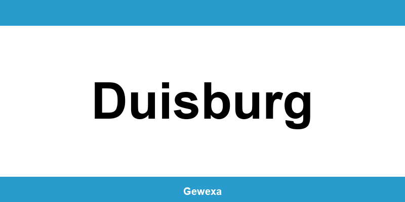 Gewerbeamt Duisburg – Termin online zur Gewerbeanmeldung