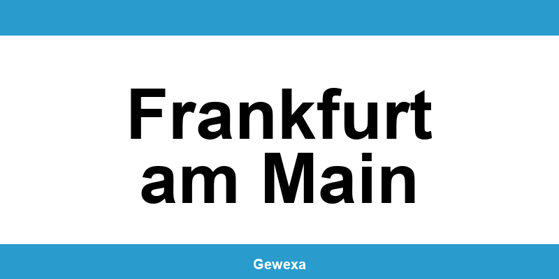 Gewerbeamt Frankfurt am Main – Termin online zur Gewerbeanmeldung