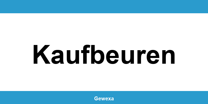 Gewerbeamt Kaufbeuren – Termin online zur Gewerbeanmeldung